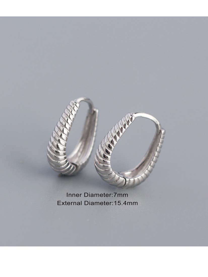 STE555E - Silver Earrings