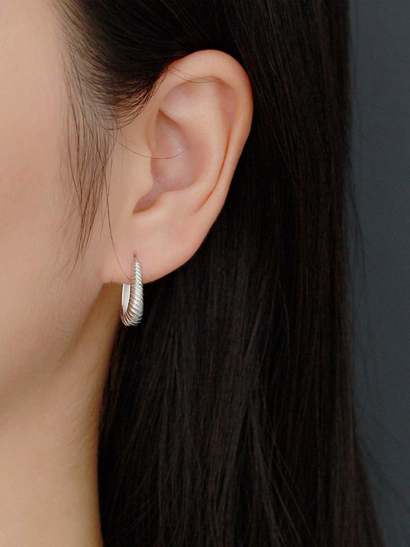 STE555E - Silver Earrings
