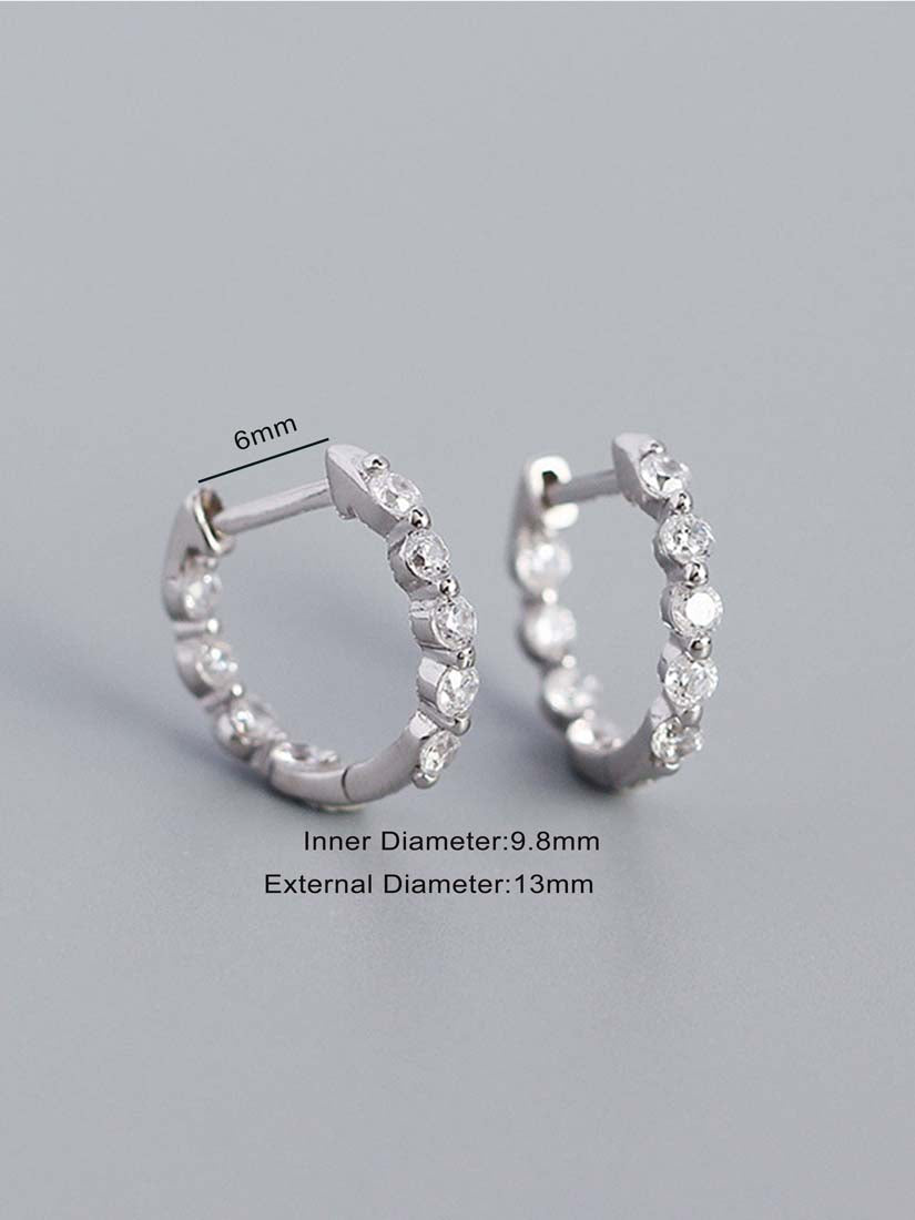 STE556E - Silver Earrings