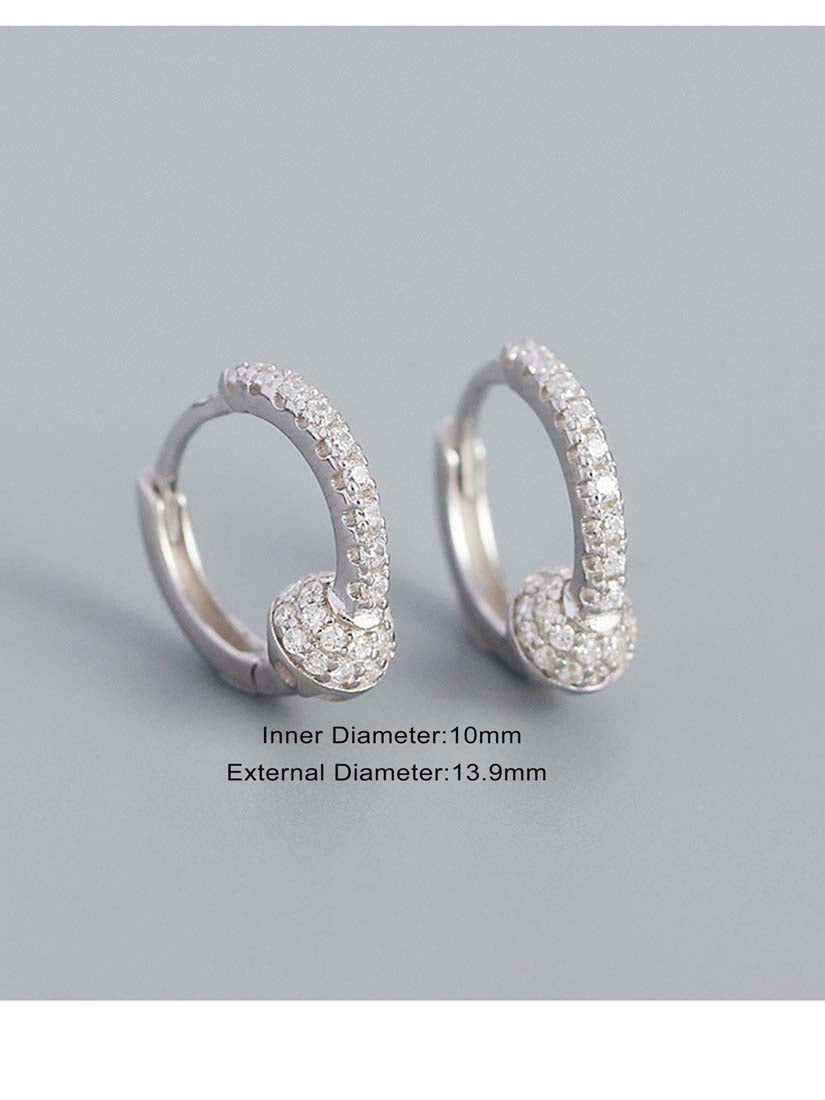 STE558E - Silver Earrings