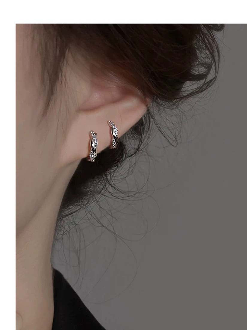 STE566E - Silver Earrings
