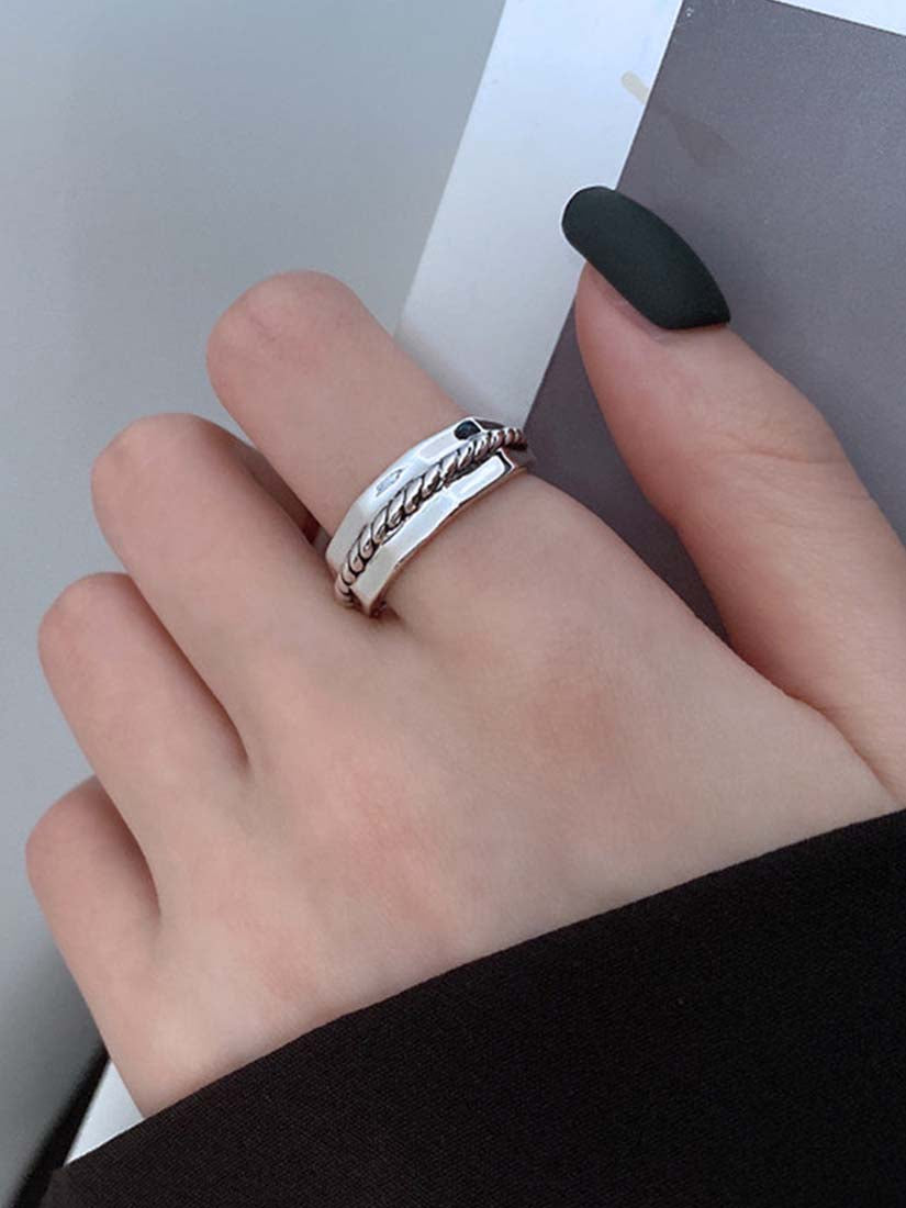 STE584R - Silver Ring