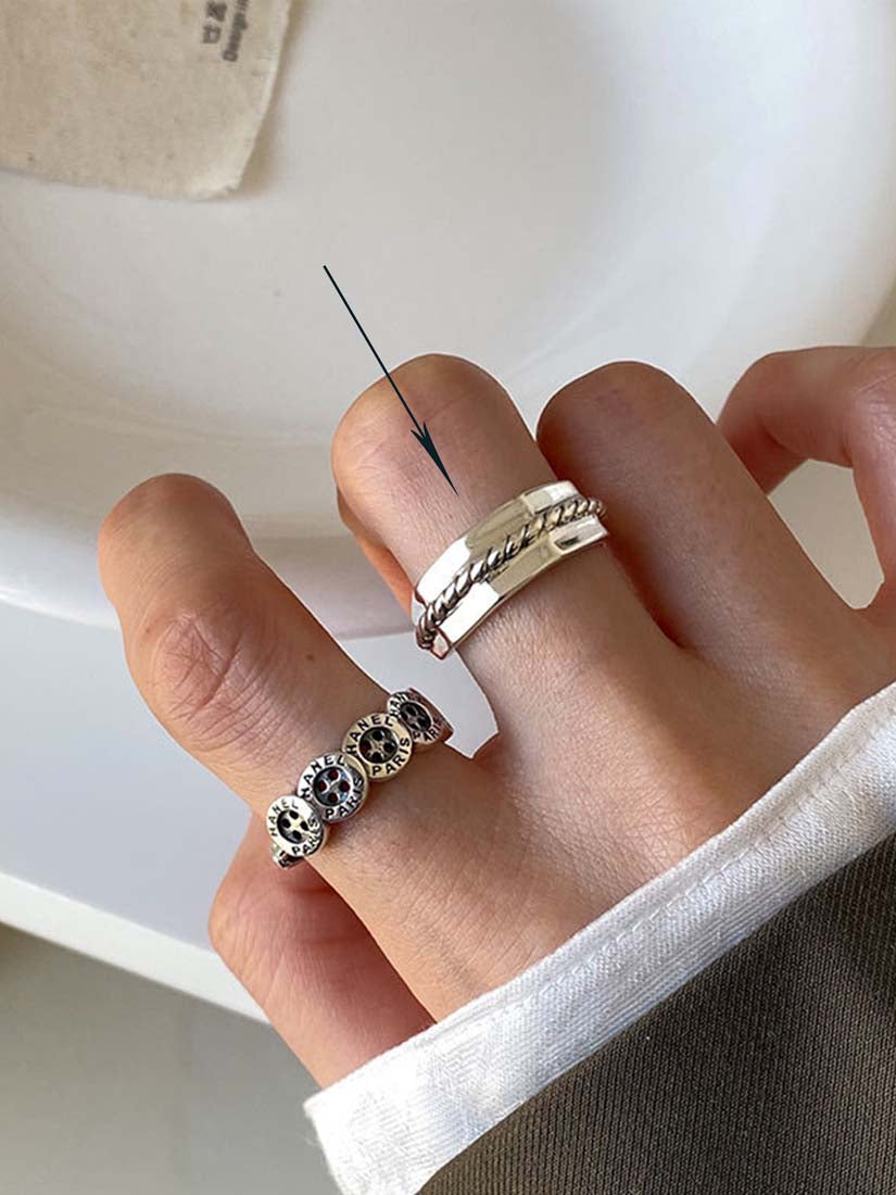 STE584R - Silver Ring