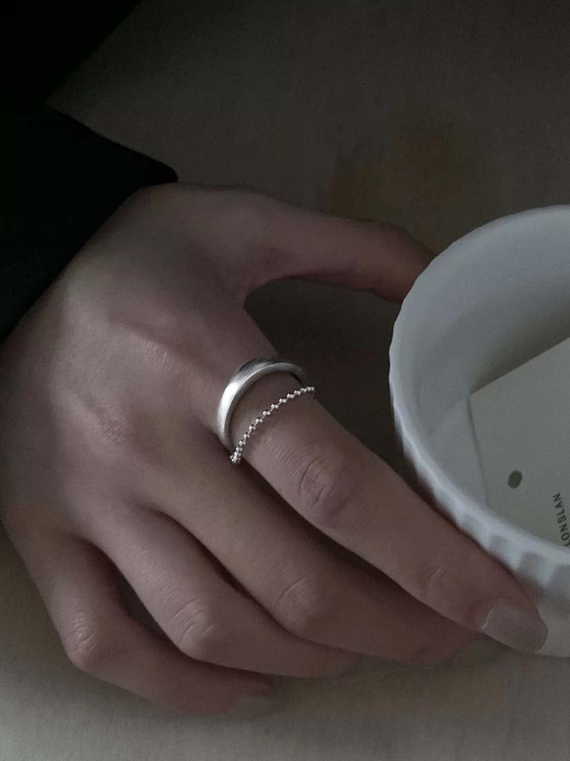 STE586R - Silver Ring