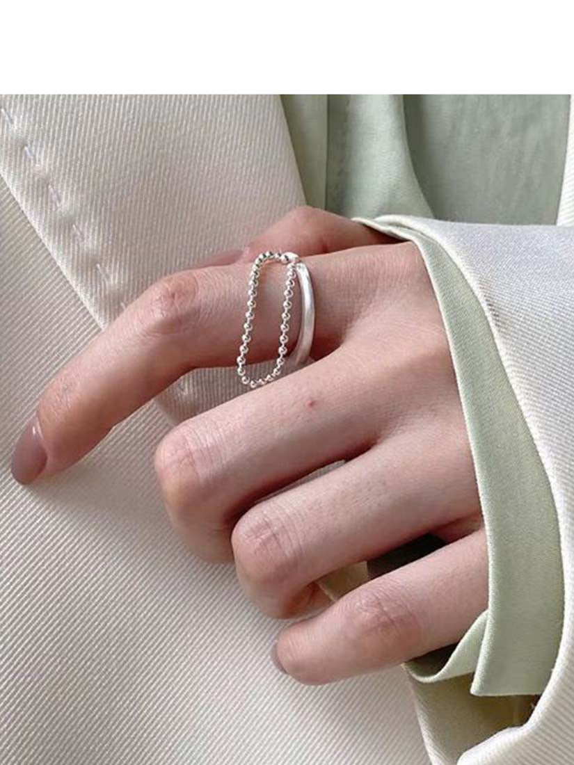 STE586R - Silver Ring