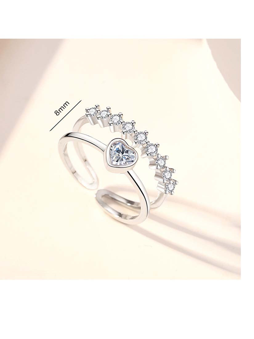 STE618R - Silver Ring