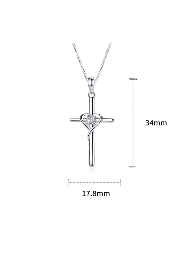 STE628N - Silver Necklace