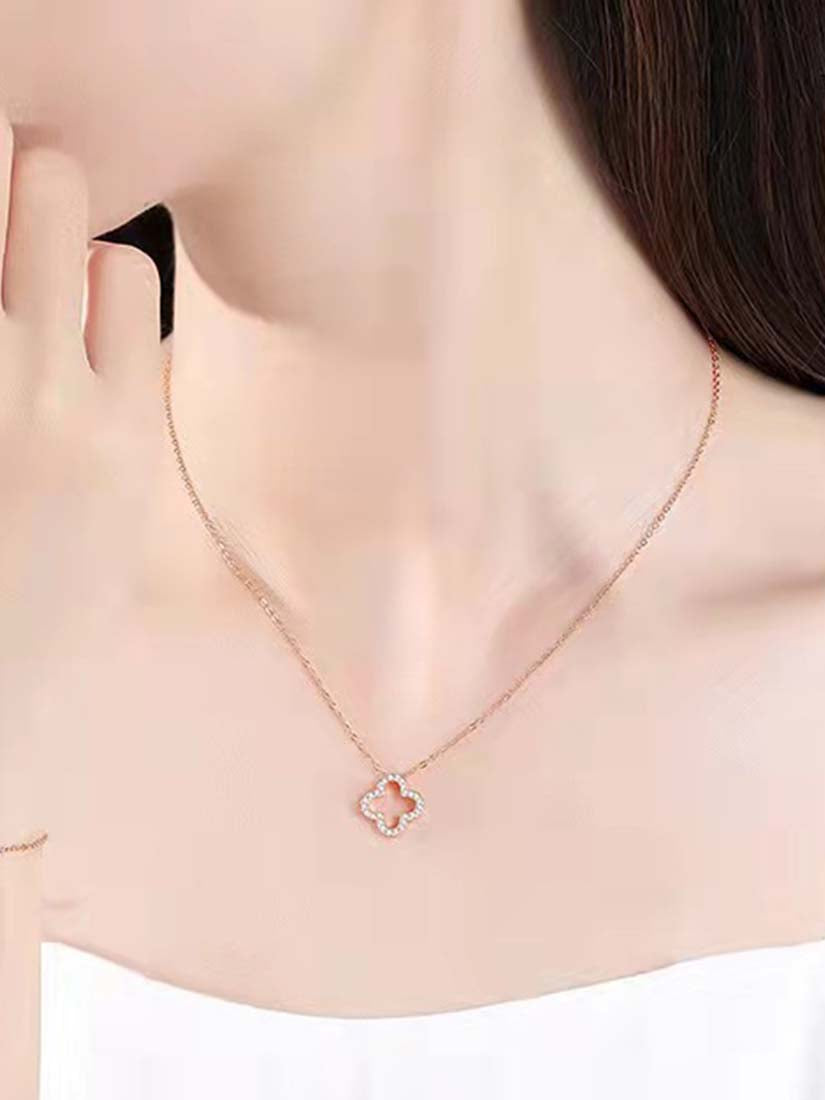 STE630N - Rose Gold Necklace