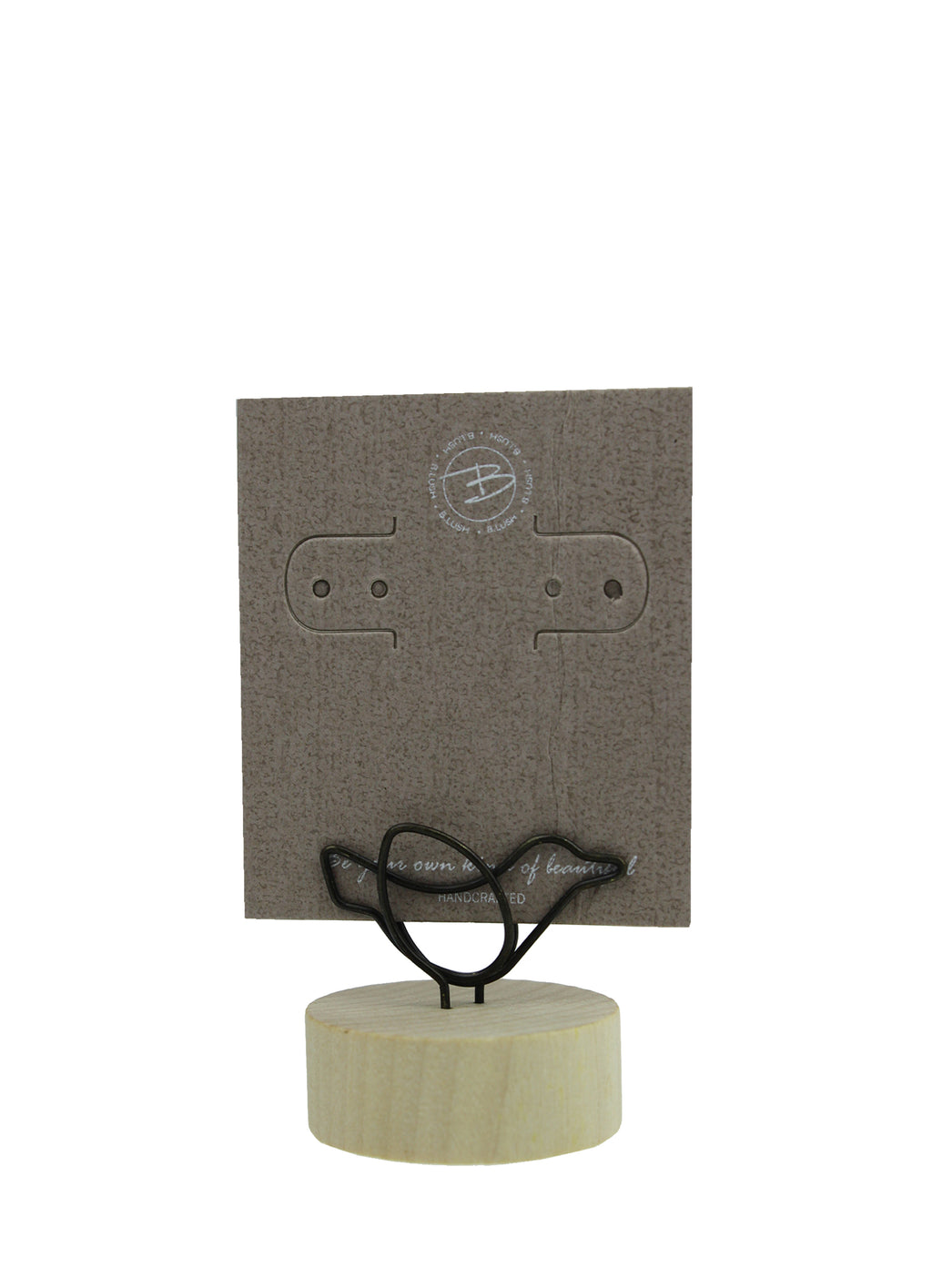 DISPLAY04 - Wooden Memo Clip Holder