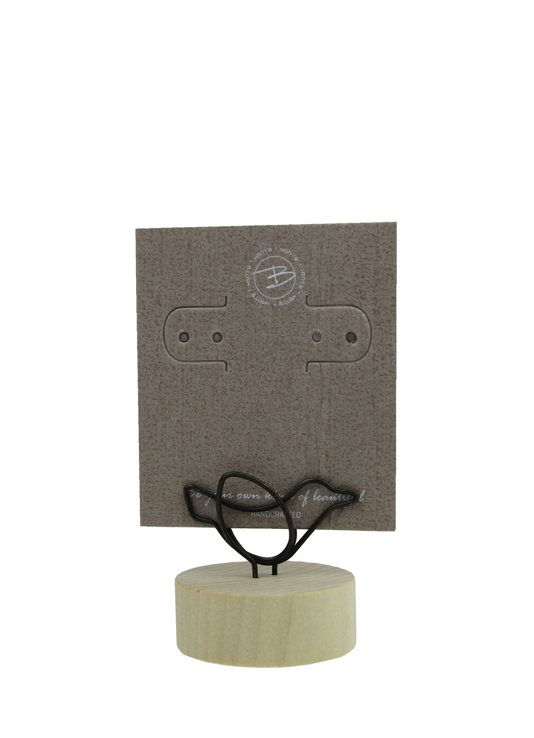 DISPLAY04 - Wooden Memo Clip Holder