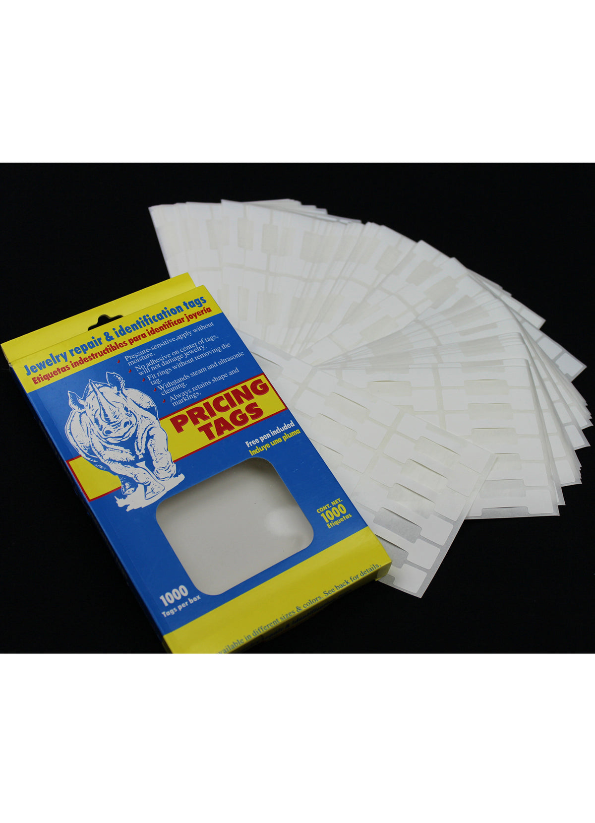 DISPLAY178 - Rectangular (1000 pcs/pack) Price Tag