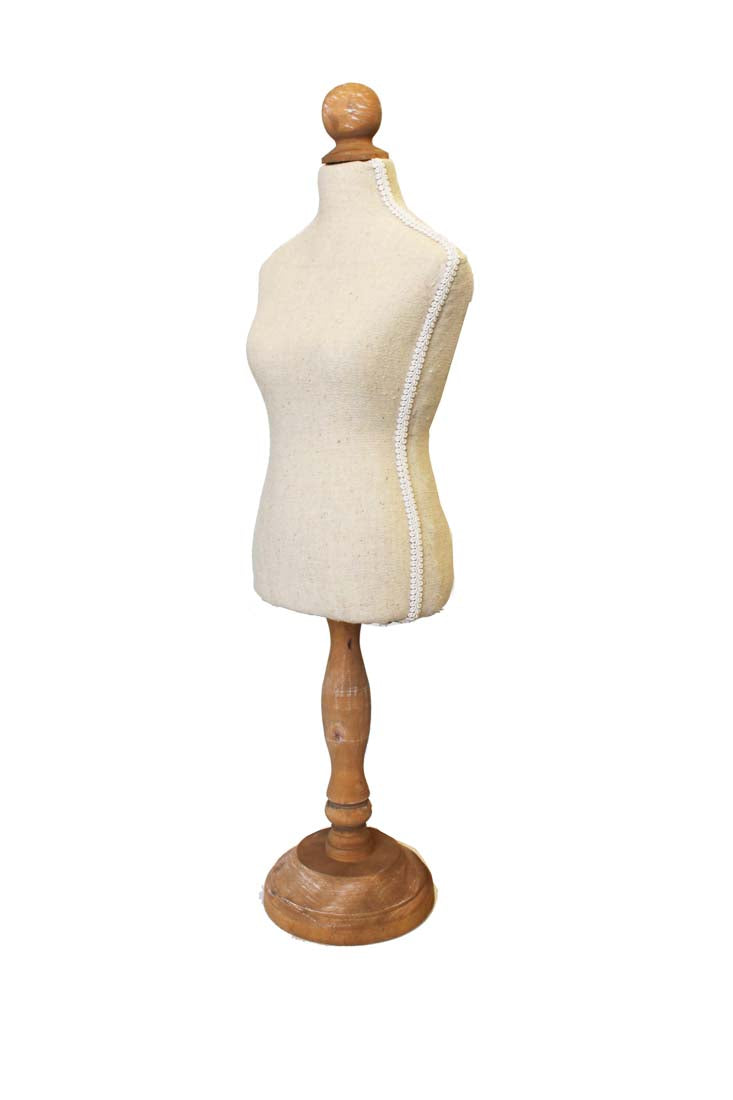 DISPLAY276 - Cream Linen  Mannequin