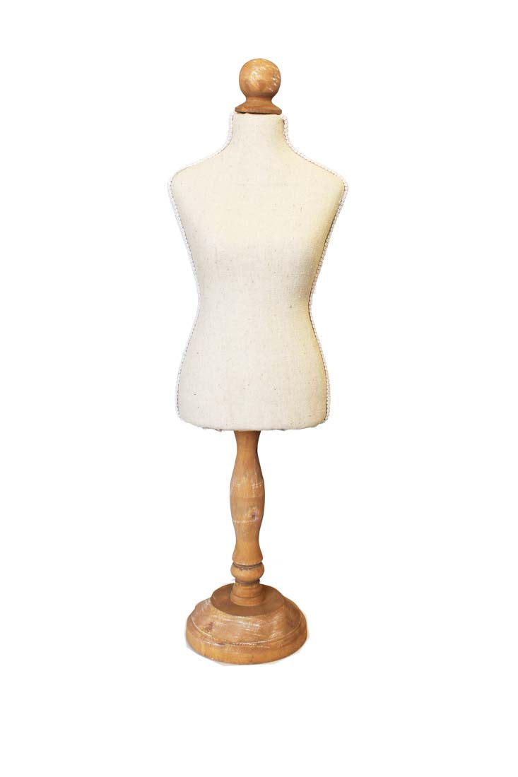 DISPLAY276 - Cream Linen  Mannequin