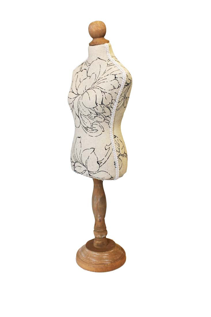 DISPLAY276 - Linen Floral Mannequin