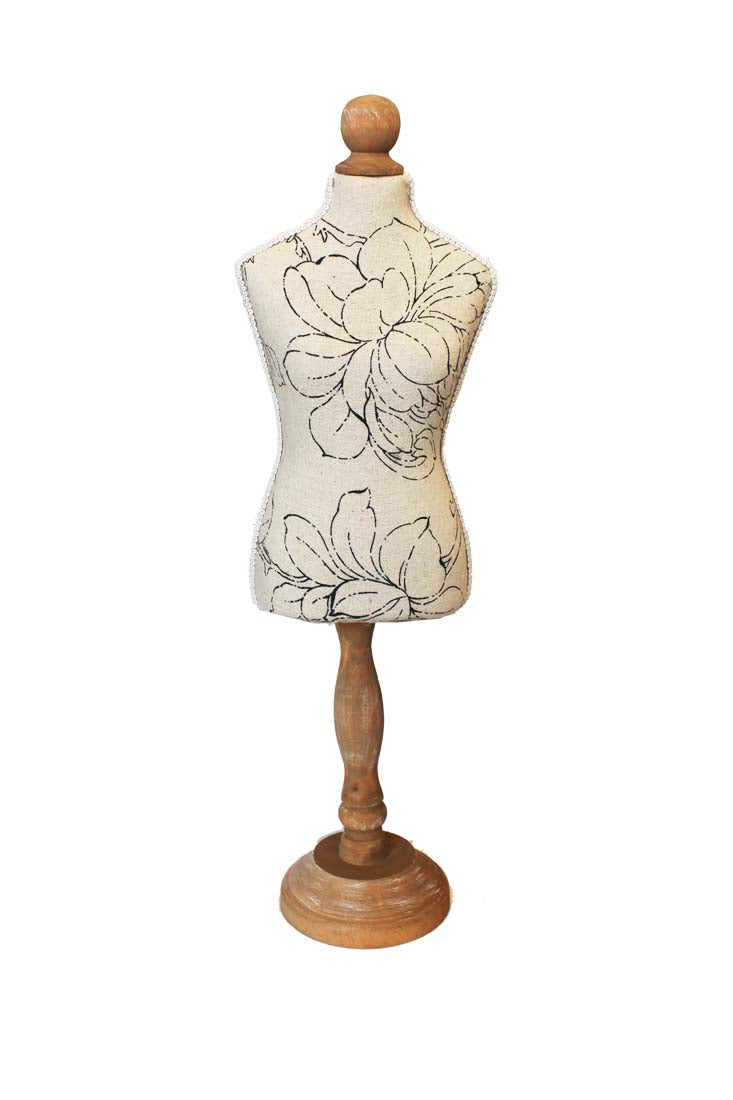 DISPLAY276 - Linen Floral Mannequin