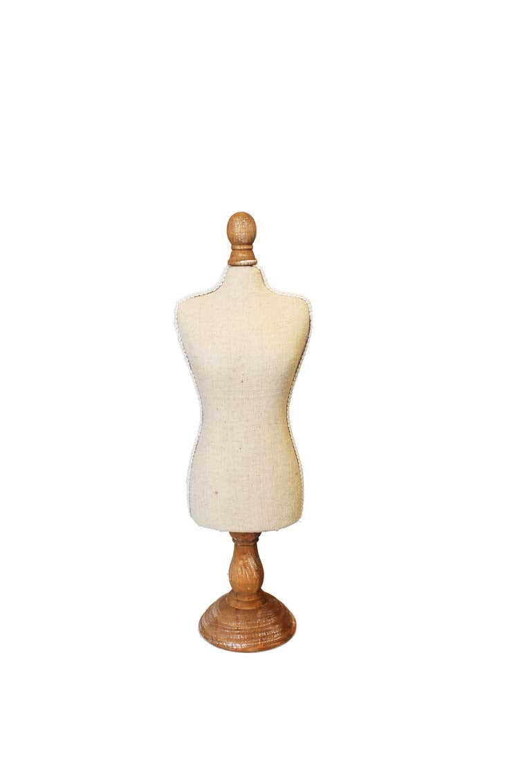DISPLAY277 - Cream Linen  Mannequin