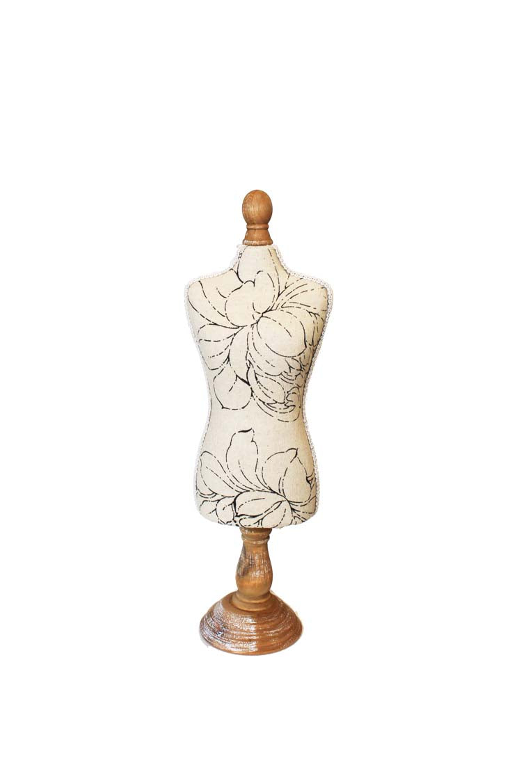 DISPLAY277 - Linen Floral Mannequin