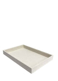 Display463 -  Cream Linen Jewellery Tray(S)