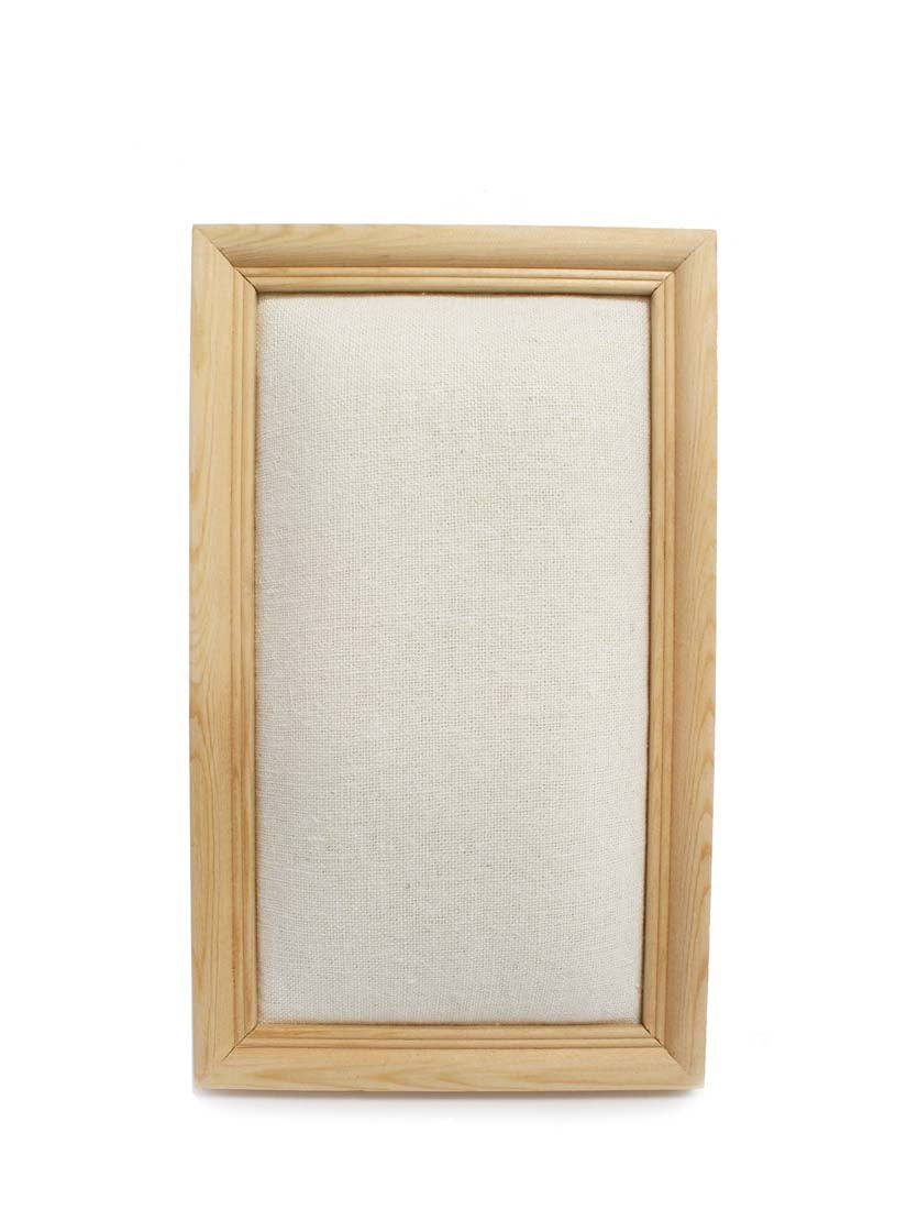 DISPLAY467 - Wooden Linen Frame Display