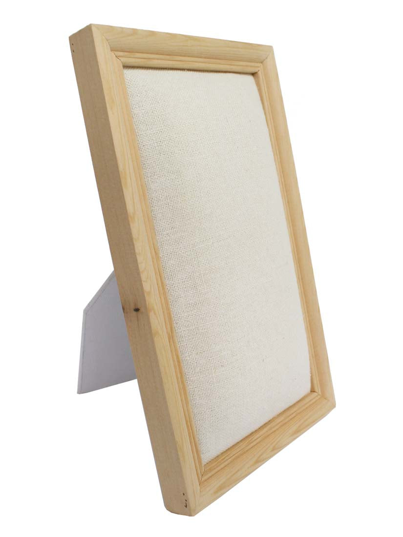 DISPLAY467 - Wooden Linen Frame Display