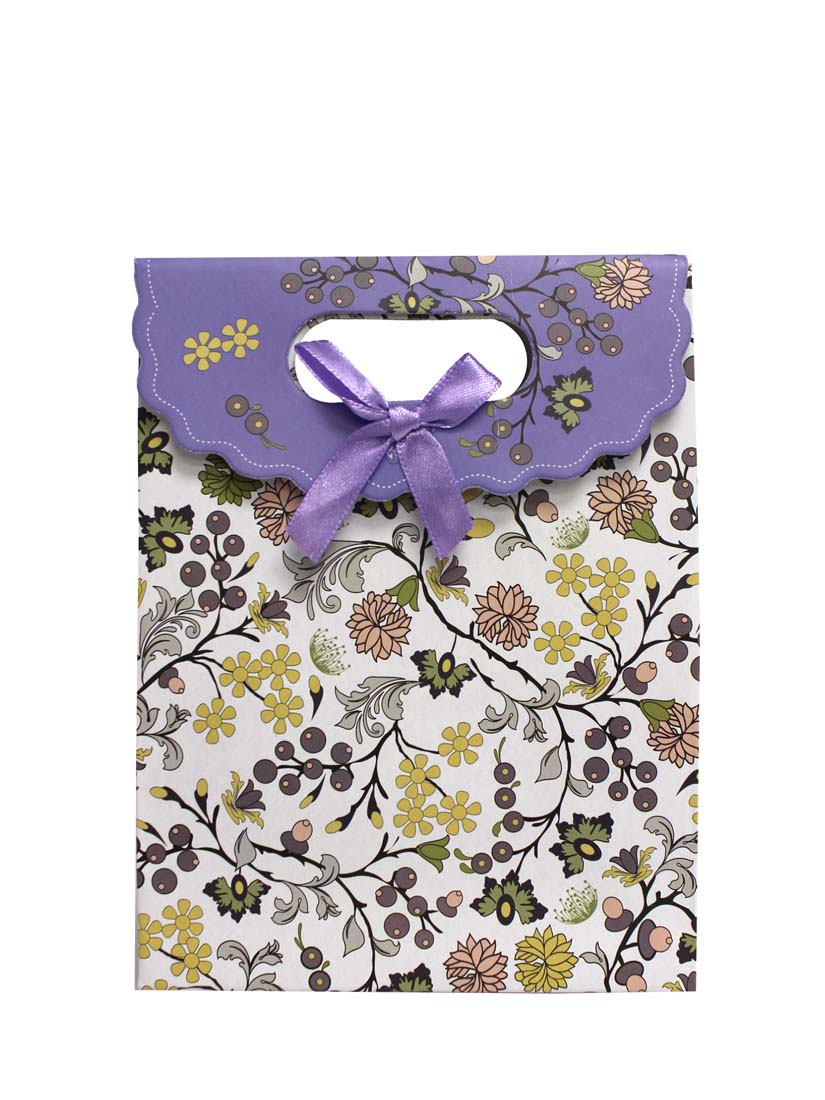 DISPLAY4760 - Purple Paper Gift Bags  (12 pcs/pack)