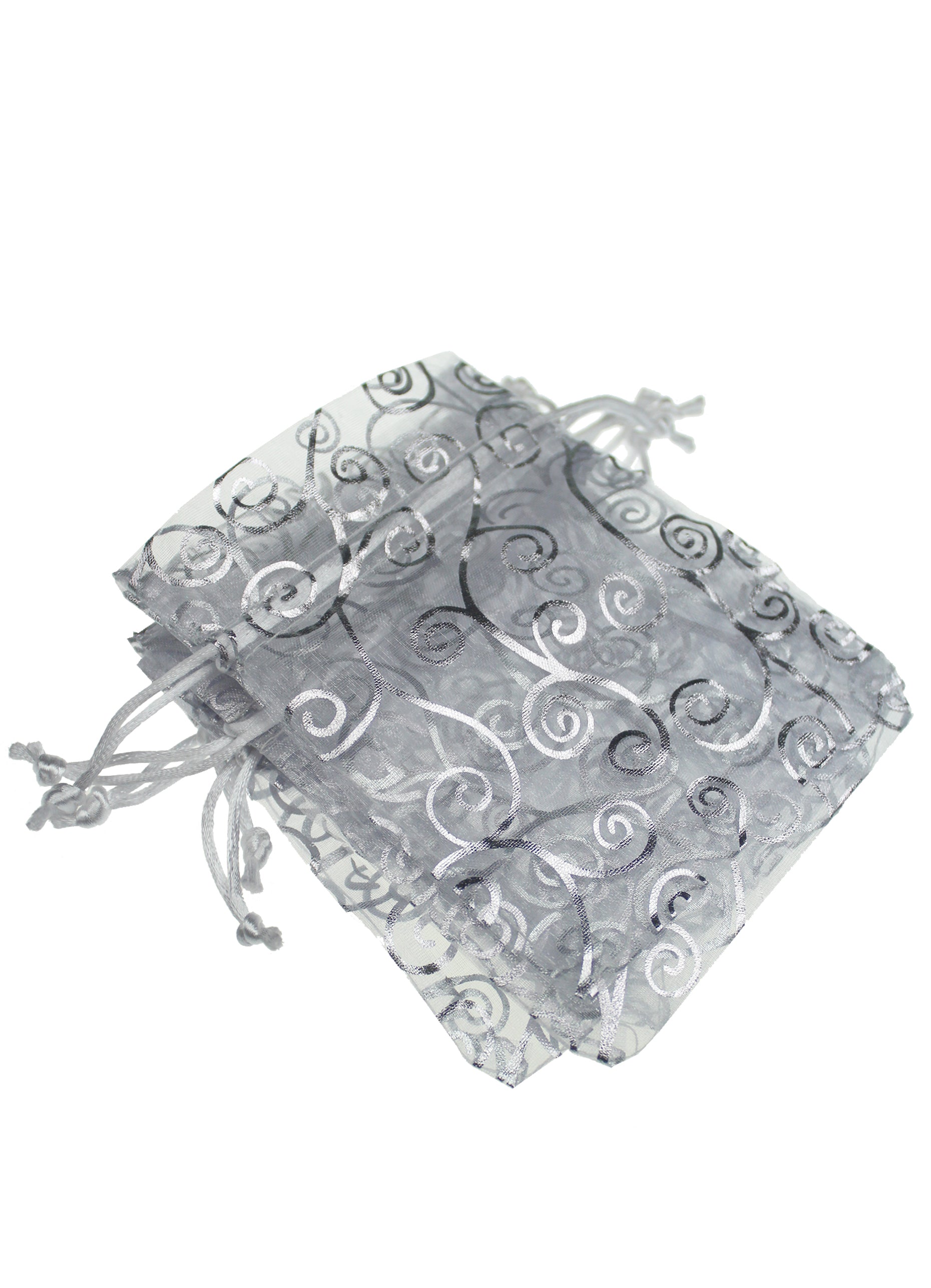 DISPLAY 511 - White Organza Bags (50 pcs/pack)