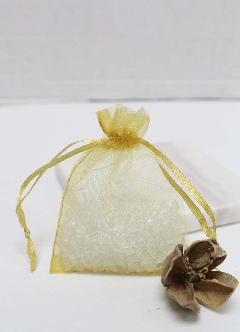 DISPLAY534-Gold Organza Bags (100 pcs/pack)