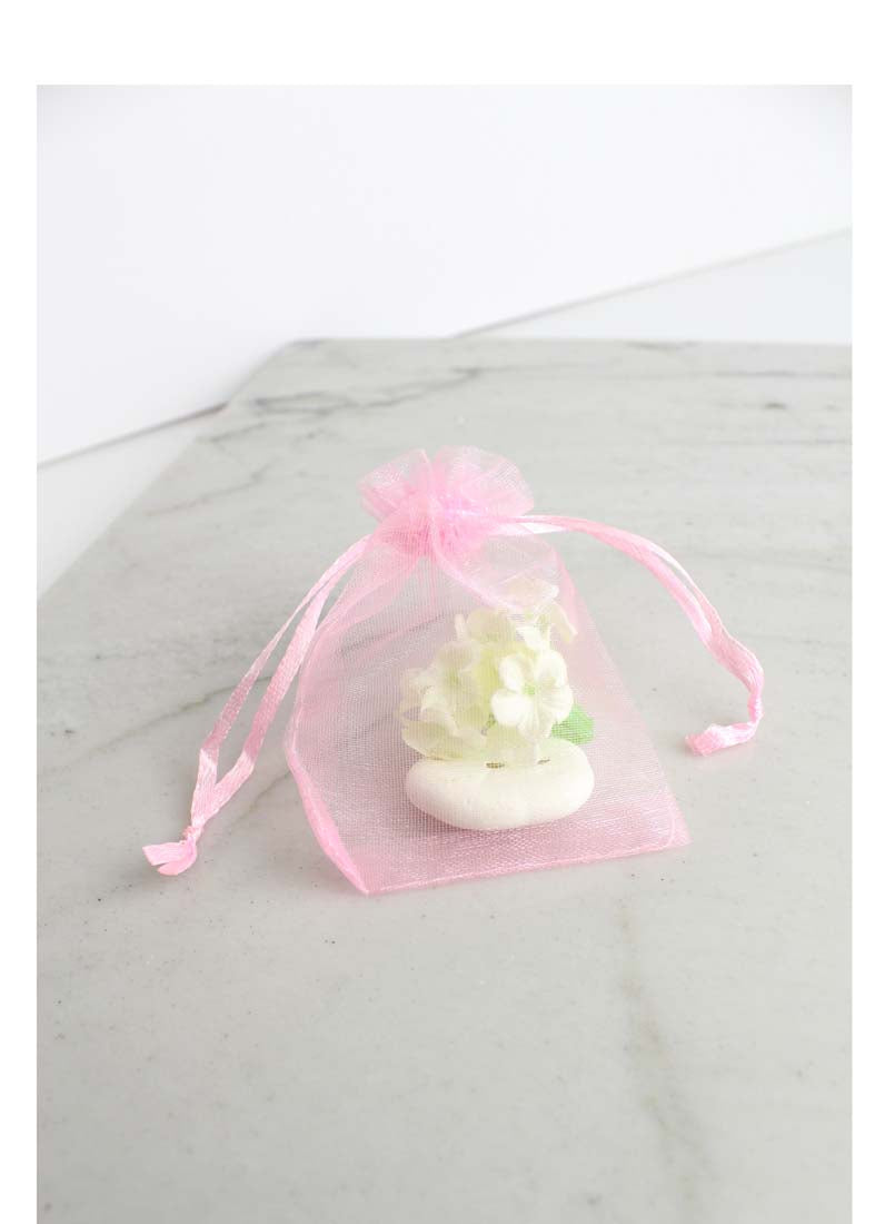 DISPLAY534-Pink Organza Bags (100 pcs/pack)