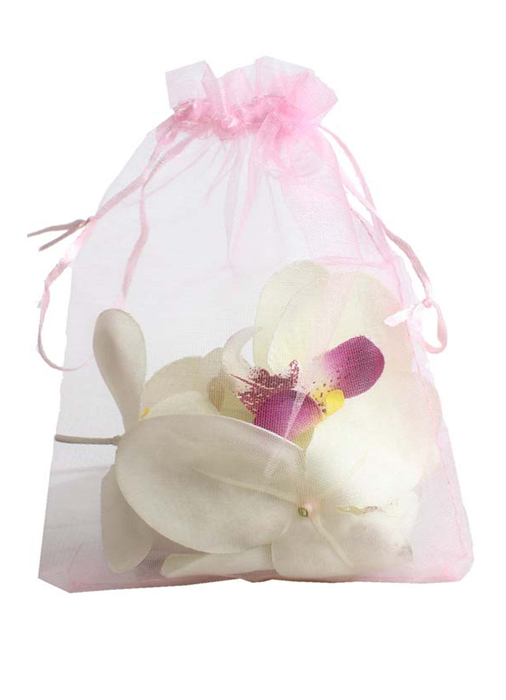 DISPLAY536-Pink Organza Bags (100 pcs/pack)