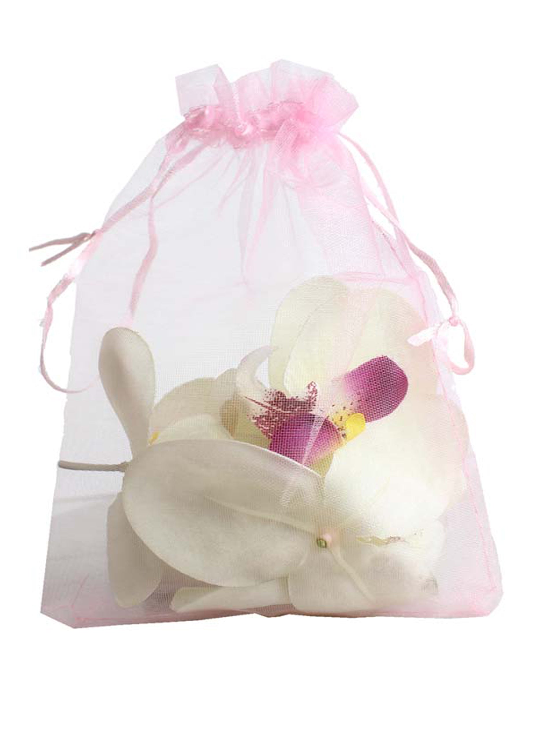 DISPLAY536-Pink Organza Bags (100 pcs/pack)