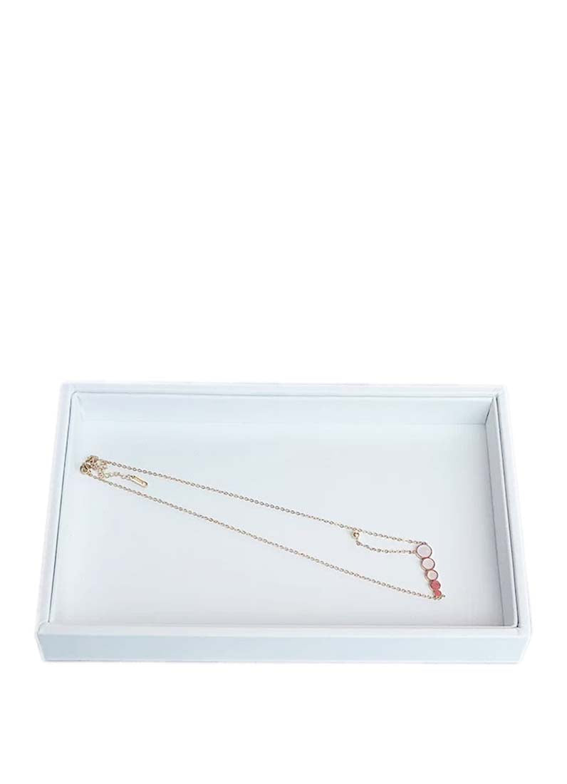 DISPLAY613 - White Vinyl Jewelry Tray