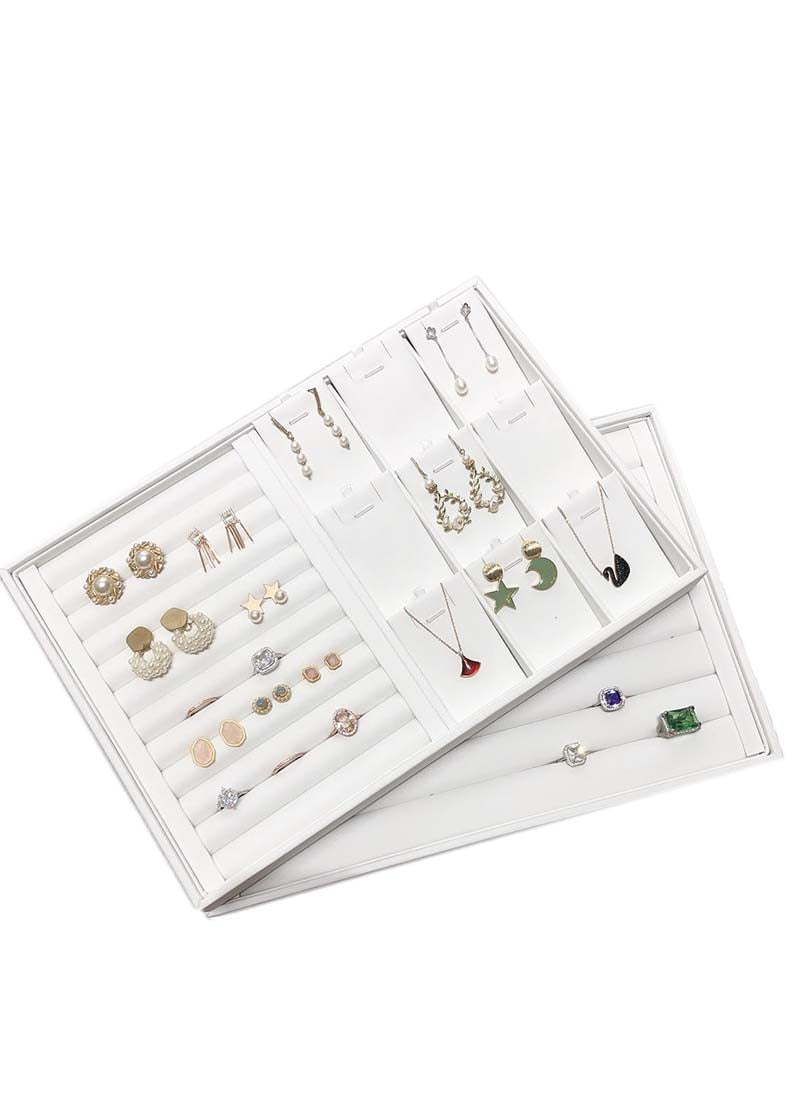 DISPLAY614 - White Vinyl Jewelry Tray