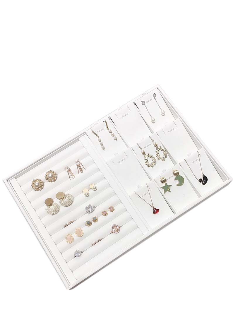 DISPLAY614 - White Vinyl Jewelry Tray