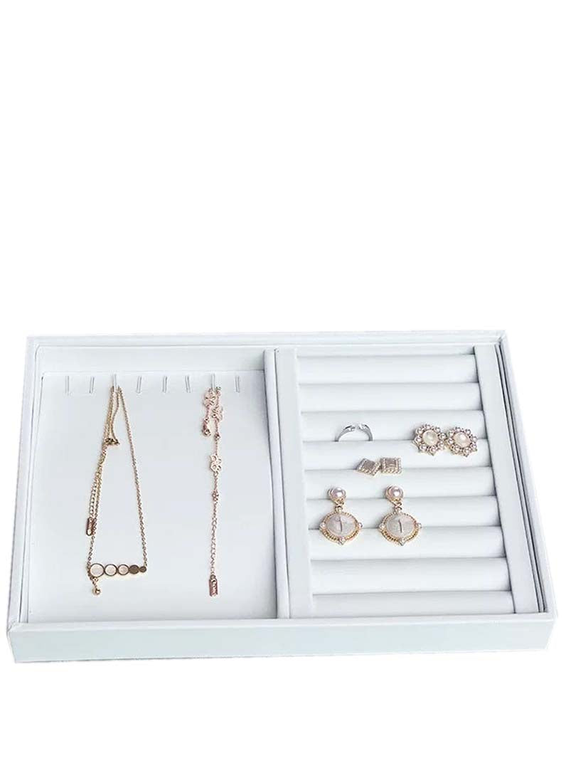 DISPLAY615 - White Vinyl Jewelry Tray