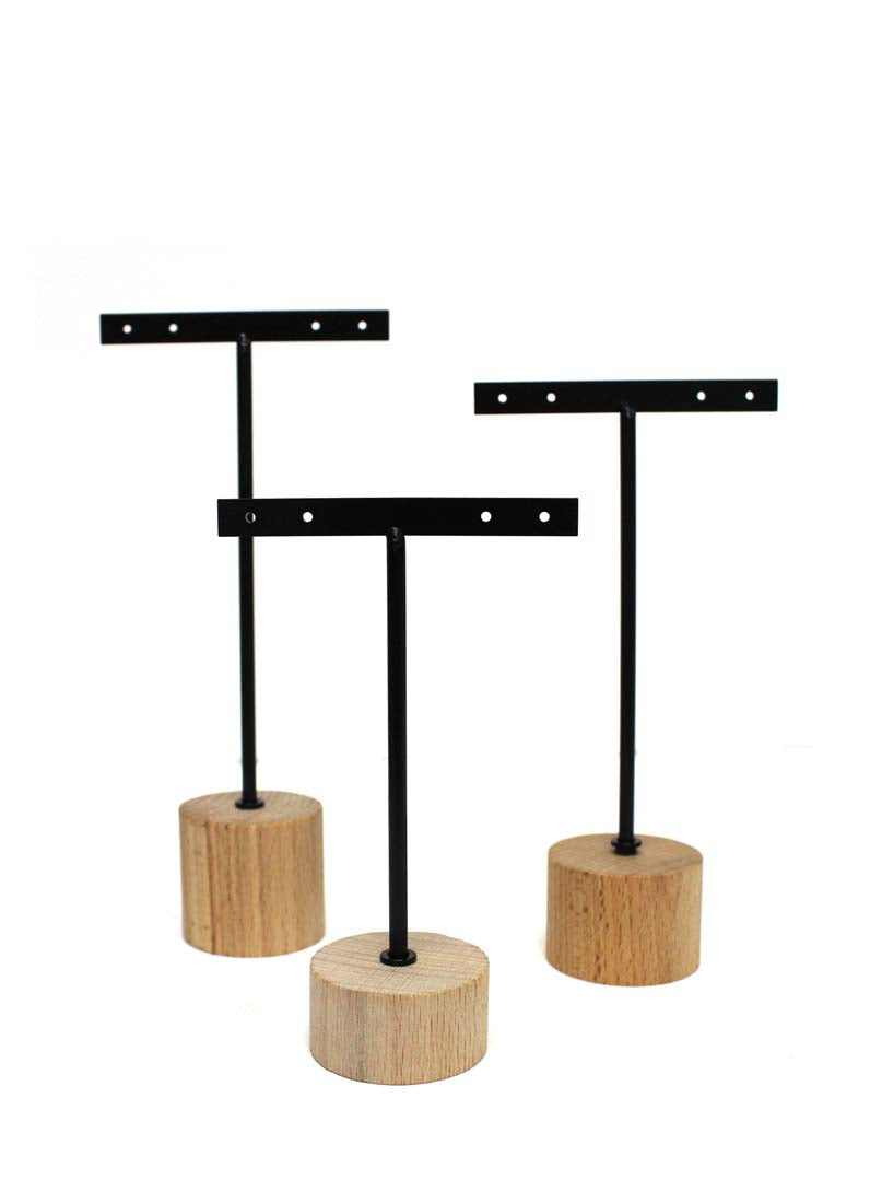 DISPLAY616 - Black Earring Stands(3pcs/set)