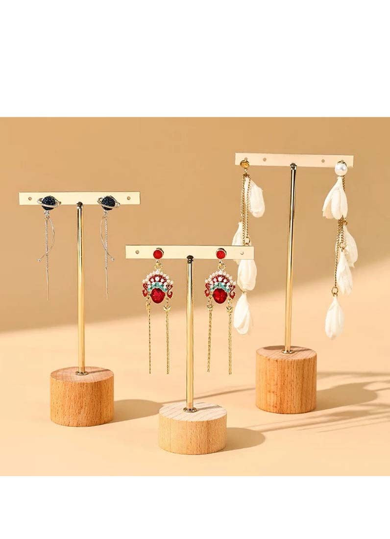 DISPLAY616 - Gold Earring Stands(3pcs/set)