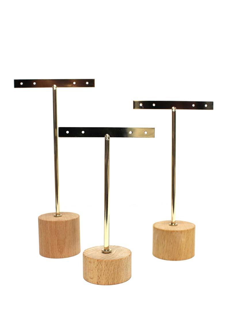 DISPLAY616 - Gold Earring Stands(3pcs/set)