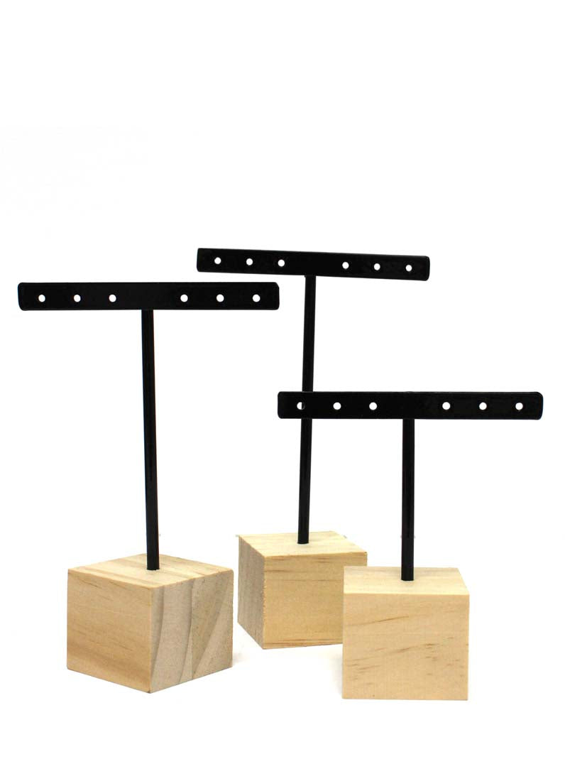 DISPLAY631 - Black Earring Stands(3pcs/set)