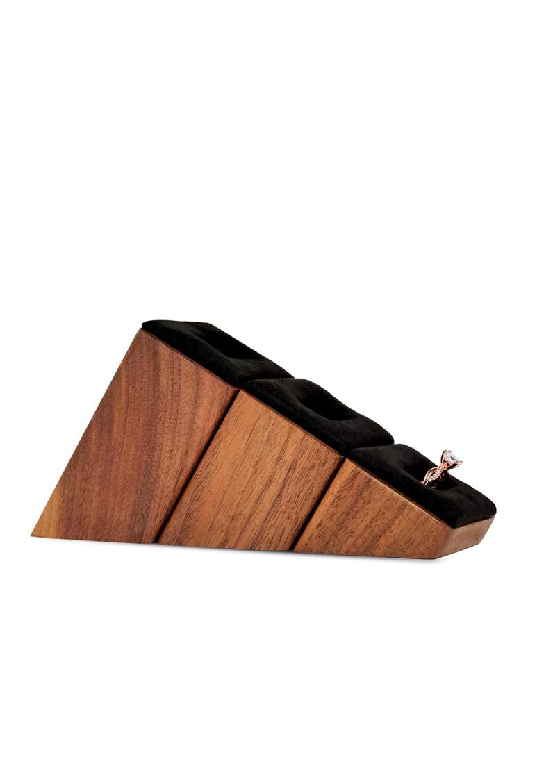 DISPLAY659 - Wooden Rings Holder