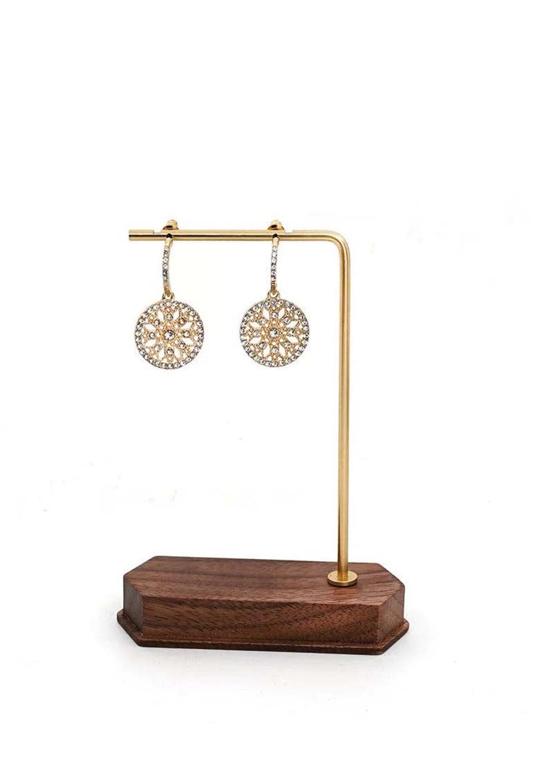 DISPLAY670 - Wooden Base Earrings Holder Display