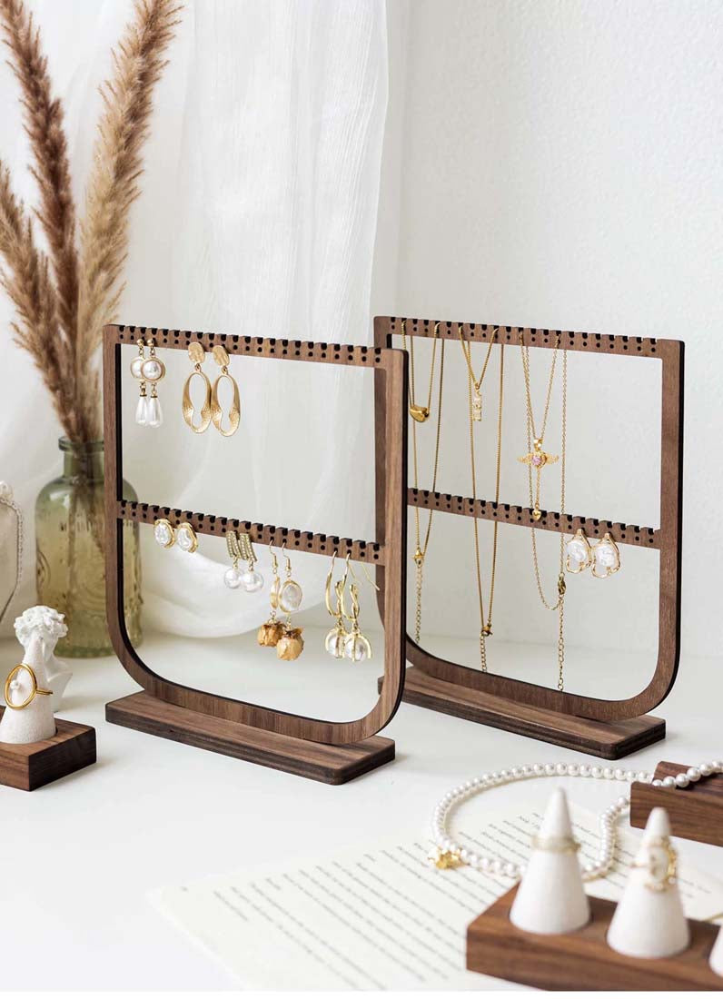 DISPLAY683 - Wooden Earrings Holder Display