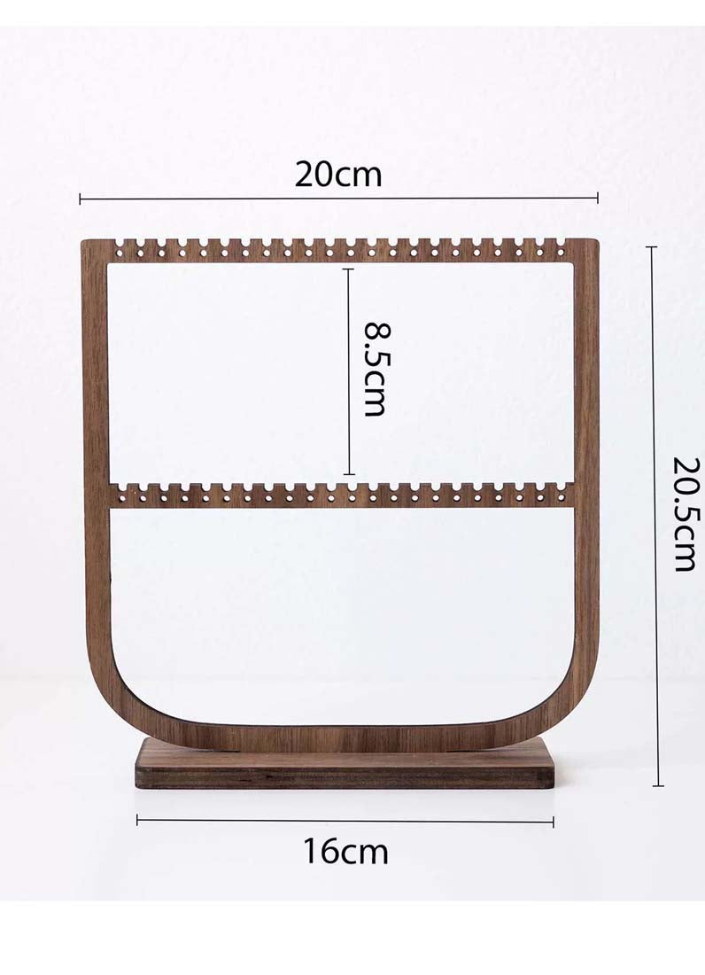 DISPLAY683 - Wooden Earrings Holder Display