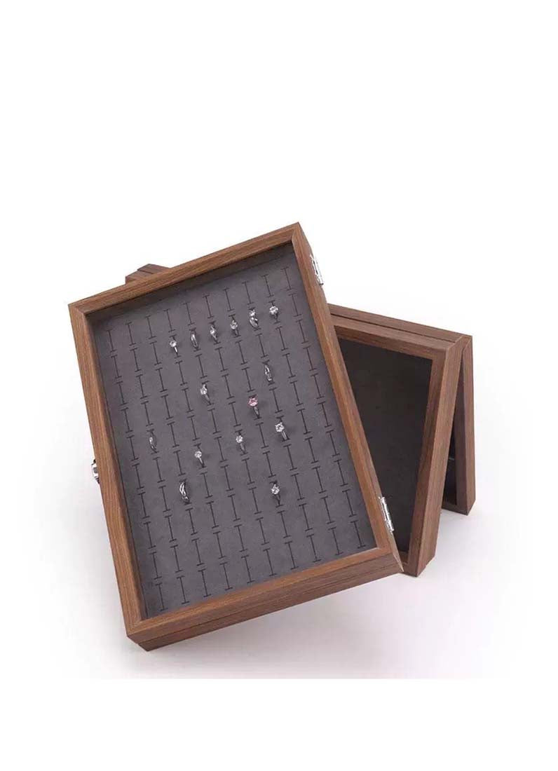 DISPLAY712 - Wooden Jewelry Case Organizer