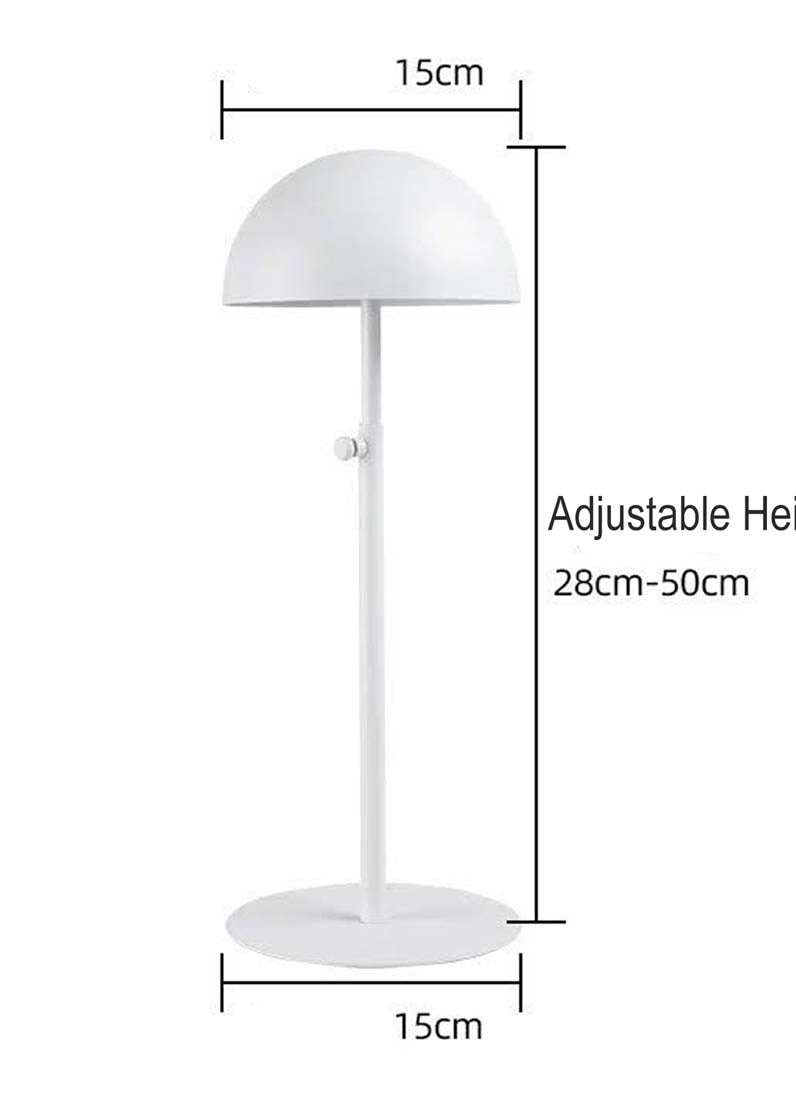 HATSTAND07 - White Hat Stand - Adjustable Height